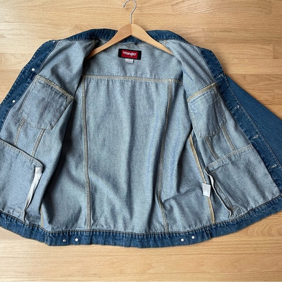 WRANGLER Demim Work Jacket Size XL Tall - Picture 10 of 13